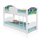 Beliche Mini Cama Copa Do Mundo Brasil Com 2 Colchões