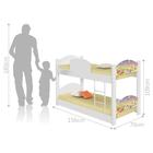 Beliche Mini Cama Fundo Do Mar Feliz Com 2 Colchões