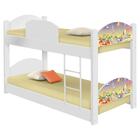 Beliche Mini Cama Fundo Do Mar Feliz Com 2 Colchões