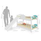 Beliche Mini Cama Patrulha Animal Com Escorregador