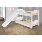 Beliche Mini Cama Rosas Com Escorregador