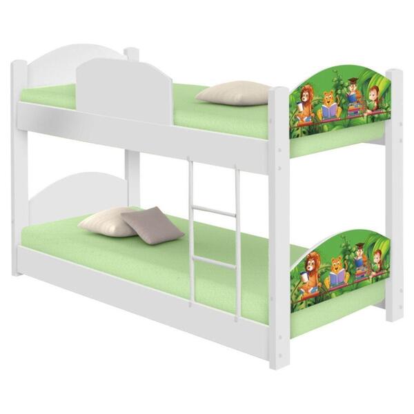 Beliche Mini Cama Safari Com 2 Colchões