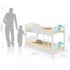 Beliche Mini Cama Ursinho Patrulheiro Com 2 Colchões