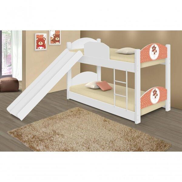 Beliche Mini Cama Ursinhos De Pelúcia Com Escorregador