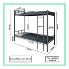 Beliche Modelo Militar Slim 180 Quarto Solteiro De Aço - Beli