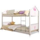 Beliche Montessoriana Casa Balanço Rosa Com Colchão