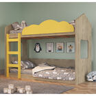 Beliche Montessoriana Casinha - Carvalho/Amarelo