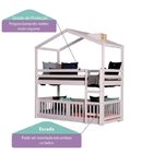 Beliche Montessoriana Divertida Rn 125cm Com Telhado Claraboi