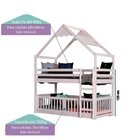 Beliche Montessoriana Divertida Rn 125cm Com Telhado Inclinad