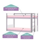 Beliche Montessoriana Garden C/escorrega E Grade X Dupla Casa