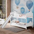 Beliche Montessoriana Infantil Com Escorregador Branco
