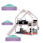 Beliche Montessoriana Lousa Divertida Com Telhado Lua E Esco