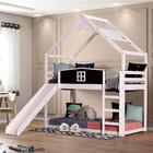 Beliche Montessoriana Lousa Divertida Com Telhado Lua E Esco