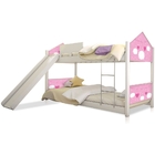 Beliche Montessoriana Nuvem Rosa Com Escorregador E Colchões