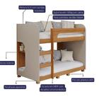 Beliche Montessoriana Solteiro C/pés 1 Prateleira 100% Mdf Ac