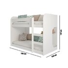 Beliche Montessoriano Baby Teen's Com 1 Prateleira Branco