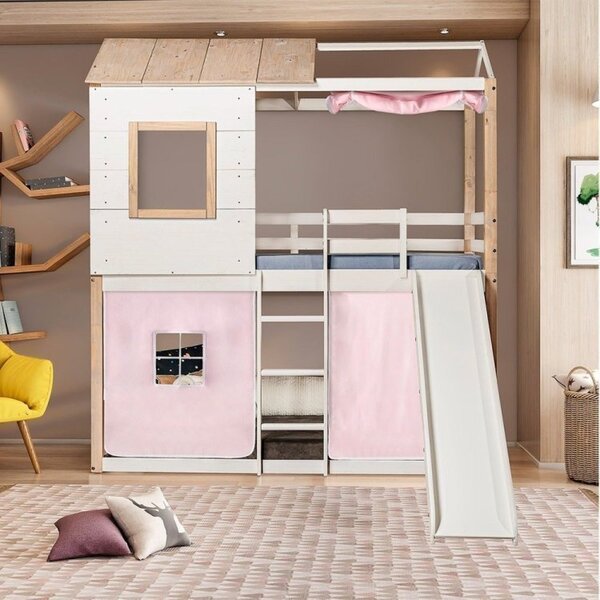 Beliche Montessoriano Club House Com Escorregador E Tenda Cas