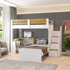 Beliche Multifuncional Solteiro Adulto Com Escrivaninha Star