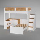 Beliche Multifuncional Solteiro Adulto Com Escrivaninha Star