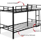 Beliche Navegantes Estilo Industrial Reforçada Aço Preto