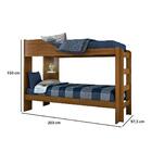 Beliche Nina Com Prateleira Interna - Rústico