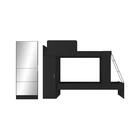 Beliche Para Colchão 78x188cm Com 1 Porta E Sapateira Com Esp