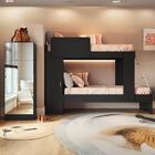 Beliche Para Colchão 78x188cm Com 1 Porta E Sapateira Com Esp