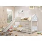 Beliche Prime Casa Juvenil Nuvem Cinza Escorregador Colchão