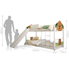 Beliche Prime Casa Na Árvore Juvenil Escorregador E Colchões