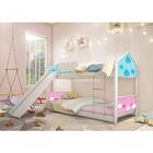 Beliche Prime Casa Solteiro Nuvem Menino Menina E Escorrega