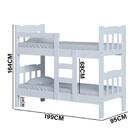 Beliche Que Vira Duas Camas Branca Com 2 Colchões Perola Nema