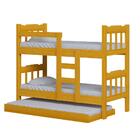 Beliche Que Vira Duas Camas Com Cama Auxiliar Cerejeira Perol