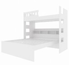 Beliche Queen 4 Nichos 100% Mdf U233537 Branco - Foscarini