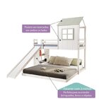 Beliche Queen Montessoriano Cabana Family Com Escorregador E