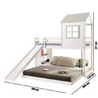 Beliche Queen Montessoriano Cabana Family Com Escorregador E