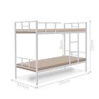 Beliche Reforçada Em Aço Ibisco Branco Com Colchão