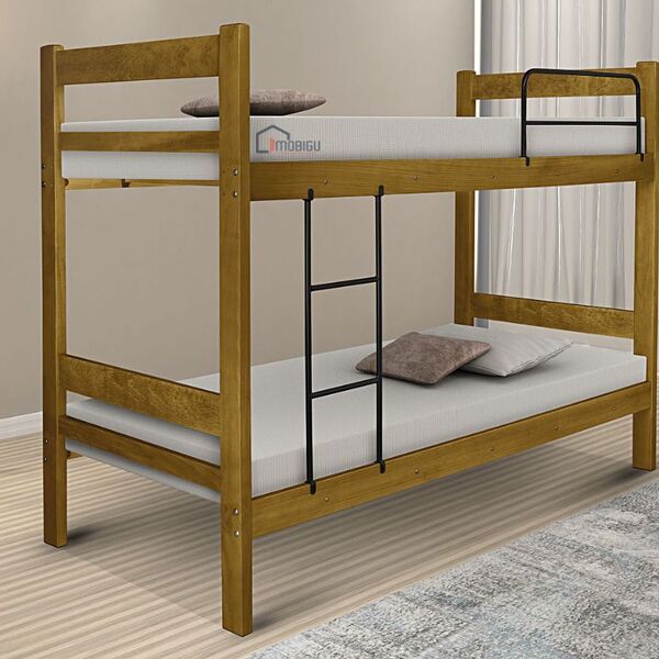 Beliche Reforçada Mobigu 100% Madeira Maciça Angelim - Cinamo