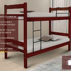 Beliche Reforçada Mobigu 100% Madeira Maciça Angelim - Mogno