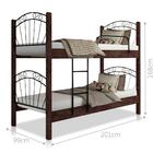 Beliche Rústico Colina Castanho Com Colchão