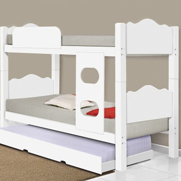 Beliche Sevilha Com Auxiliar Branco - Carmolar Móveis