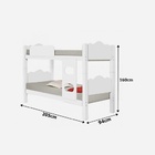 Beliche Sevilha Com Auxiliar Branco - Carmolar Móveis