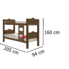 Beliche Sevilha Mocaccino – Carmolar Móveis