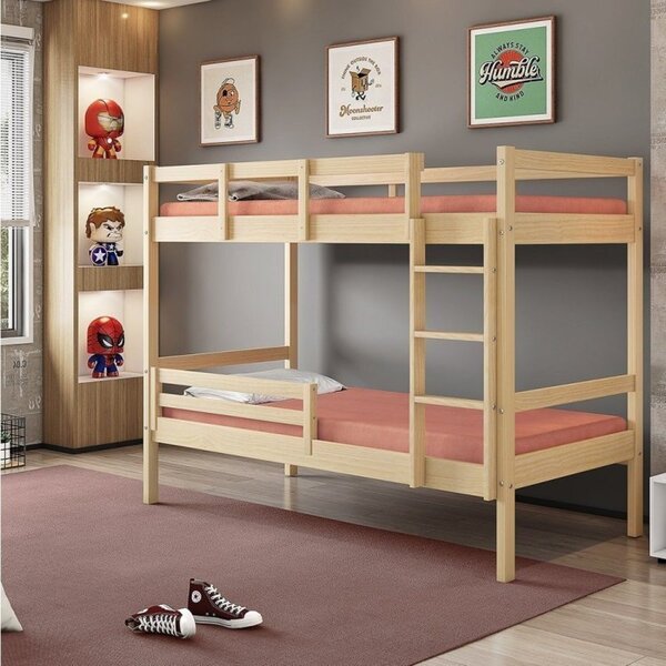 Beliche Soft Teen Com Grade De Proteção Madeira Maciça Casate