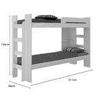 Beliche Solteiro 125 Valverde Móveis Freijó