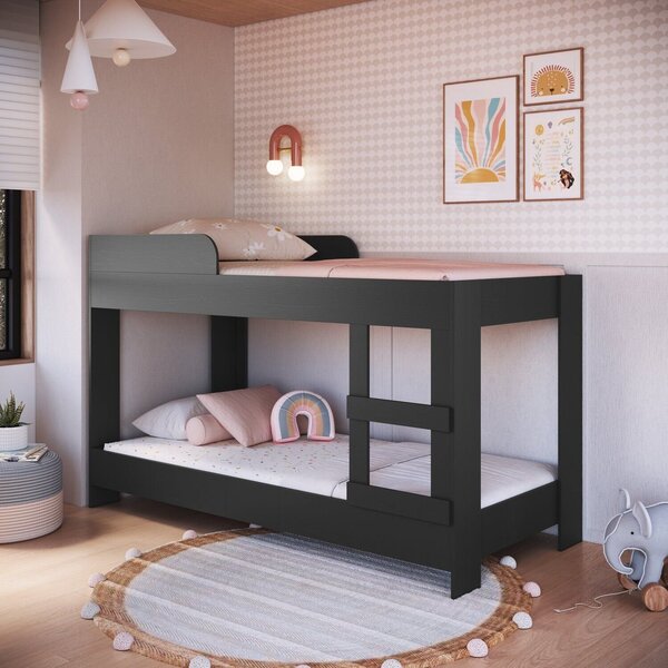 Beliche Solteiro 80 Edimburgo 195cm X 123,4 Cm Grafite