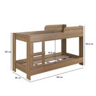 Beliche Solteiro 80 Edimburgo 195cm X 123,4 Cm Mel