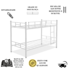 Beliche Solteiro Aço Reforçado Escada E Grade De Proteção Bra