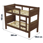 Beliche Solteiro Alaska Para Colchão Até 0,88m Conquista Móve