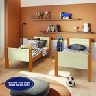 Beliche Solteiro Alaska Para Colchão Até 0,88m Conquista Móve