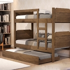 Beliche Solteiro Alexios Castanho Com Auxiliar